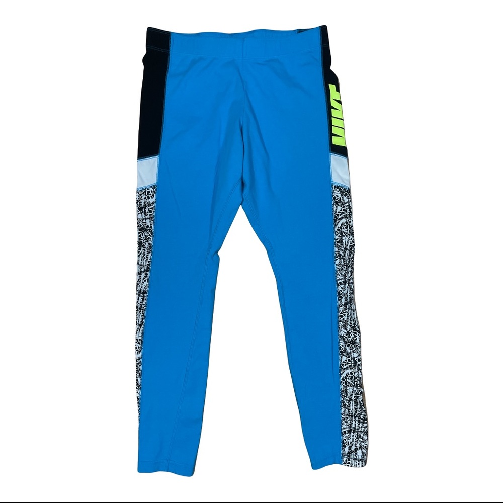Womens NIKE leggings medium multicolored